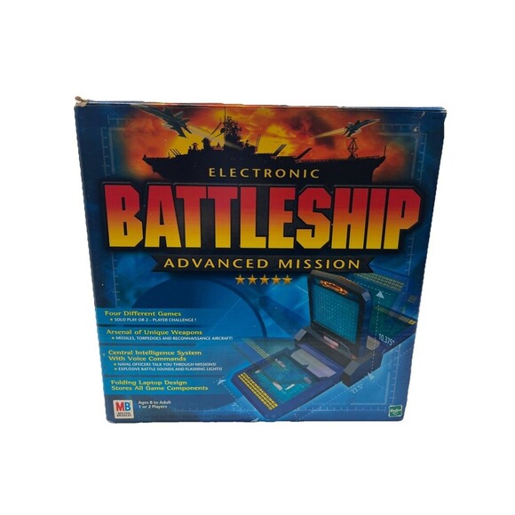 Electronic Battleship Advanced Mission COMPLETE WORKS 2000 War Battle Ships - Picture 1 of 4